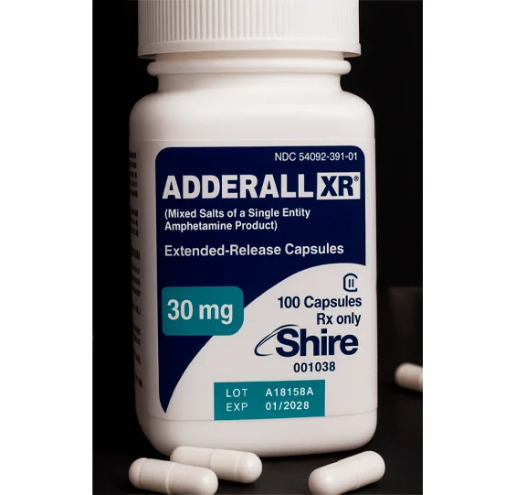 Фото аддералл флакон и белых капсул